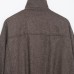 Herringbone patterned puffy pilot jacket