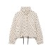 Dot fleece jacket