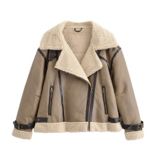Fur one-piece coat