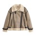 Fur one-piece coat