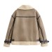 Fur one-piece coat