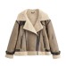 Fur one-piece coat
