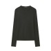 Half high neck seamless knitted sweater base sweater