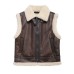 Fur integrated vest