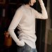 Stylish Starlight Waltz Sheer Textured Pleated High Neck Knit Top