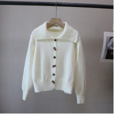 Short Cardigan Sweater Coat for Women, Slim Fit, Versatile, Sweet and Youthful Look
