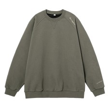 Round neck letter embroidered top