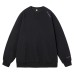 Round neck letter embroidered top