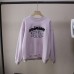 Cute Cartoon Embroidered Fleece-Lined Loose Casual Hoodie for Women