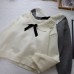 Cute Peter Pan Collar Loose Knit Sweater for Women