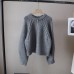 High-Quality Round Neck Slim-Fitting Versatile Cardigan Sweater for Women