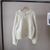 High-Quality Round Neck Slim-Fitting Versatile Cardigan Sweater for Women