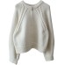 High-Quality Round Neck Slim-Fitting Versatile Cardigan Sweater for Women