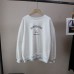 Casual Loose Fleece Lined Hoodie with Letter Print Round Neck Style Women's Sweatshirt