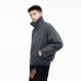 Loose and slimming motorcycle style jacket for men