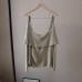 Elegant Off-Shoulder Split Pleated Waist-Slimming Knit Top for Women