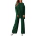 Solid color long sleeved suit for women