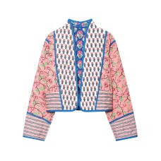Double sided printed cotton short cotton clothing