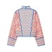 Double sided printed cotton short cotton clothing