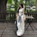 Relaxed Style Belted Cargo Casual Pants Women Lightweight Ice Silk Wide Leg Knife-Edge Loose Straight Trousers Floor-Length