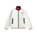 Color-blocked Stand-up Collar Casual Sport Hoodie Cardigan