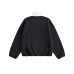 Color-blocked Stand-up Collar Casual Sport Hoodie Cardigan