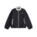 Color-blocked Stand-up Collar Casual Sport Hoodie Cardigan