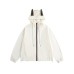 Color-Blocking Zipper Ear Hoodie Jacket for Men and Women