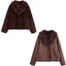 Double sided faux fur jacket