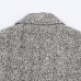 Herringbone diagonal coat