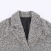 Herringbone diagonal coat