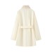 Imitation fur fur collar woolen coat