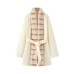 Imitation fur fur collar woolen coat