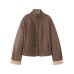 Fur integrated jacket