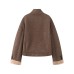 Fur integrated jacket