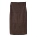 Set of short jacket with collar tie and skirt