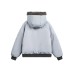 Hooded Cotton Coat with Fur Collar Unisex Casual Thick Warm Outerwear