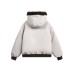 Hooded Cotton Coat with Fur Collar Unisex Casual Thick Warm Outerwear