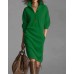 Turn-down collar Closure Button Silhouette Straight cut Mid-length Material Knitted fabric Type of Clothing Turn-down collar Closure Button Silhouette Straight cut Mid-length Material Knitted fabric Type of Clothing