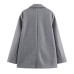 Single button soft suit