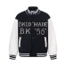 Pearl Embroidery Patchwork Color-Blocked Baseball Jacket for Women, Couple Casual Loose Jacket