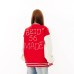 Pearl Embroidery Patchwork Color-Blocked Baseball Jacket for Women, Couple Casual Loose Jacket