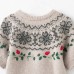 Double breasted stand up collar long sleeved woolen fabric