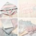 Spliced Design Hooded Sweater Unisex Autumn Winter Loose Knitwear
