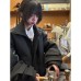 Retro Deconstructed Collar Jacket Men's New Design Honeycomb Workwear Outerwear Short Baseball Jacket