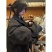 Retro Deconstructed Collar Jacket Men's New Design Honeycomb Workwear Outerwear Short Baseball Jacket