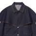 Street cape style versatile denim top