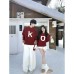 Couples' Autumn/Winter Christmas/New Year Red Thick Knit Sweater Pullover for Women and Men