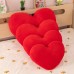 Heart-shaped Plush Pillow Cushion for Dance Valentine's Day Wedding and Couple Gifts