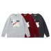Red Knitted Dog Sweater Casual Loose Fit